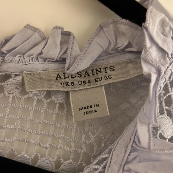 Allsaints Gen Broderie Long Sleeve Dress - Picture 4 of 4